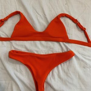 Orange bikini